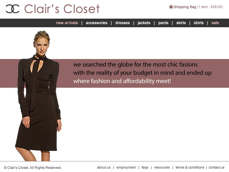 PolosGroup Portfolio Clair's Closet